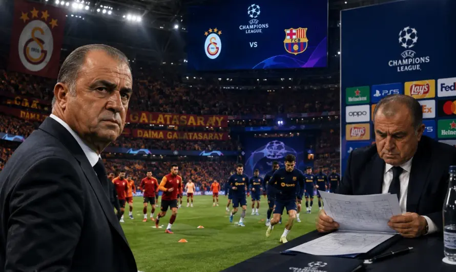 Fatih Terim Galatasaray-Barcelona Mücadelesinde UEFA Görevinde